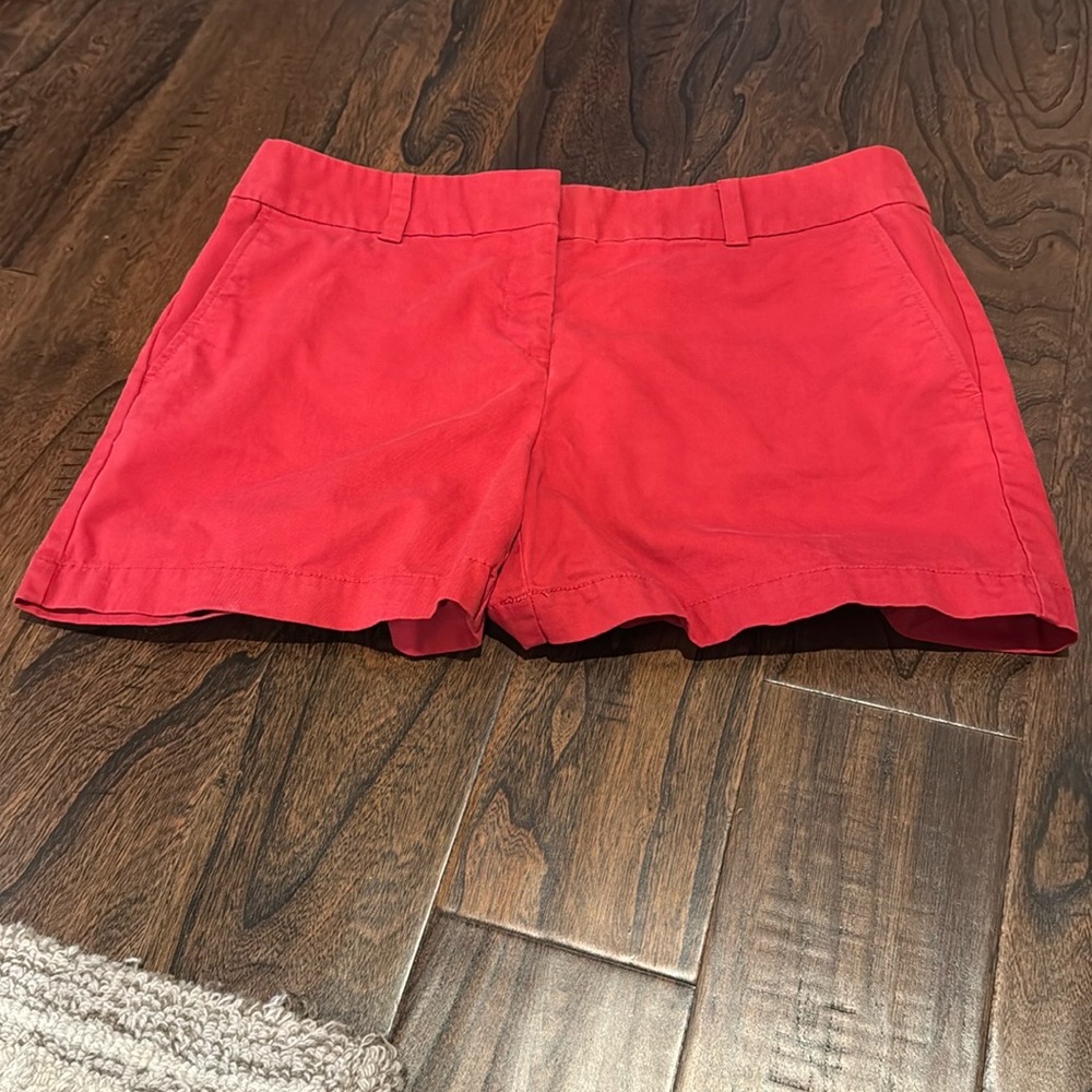 LOFT Red mid rise Shorts  Casual Style